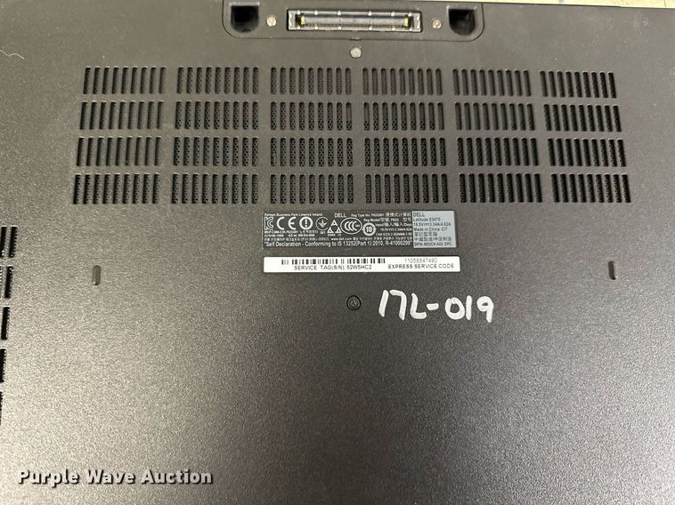 image for item KL9231 (10) Dell laptops