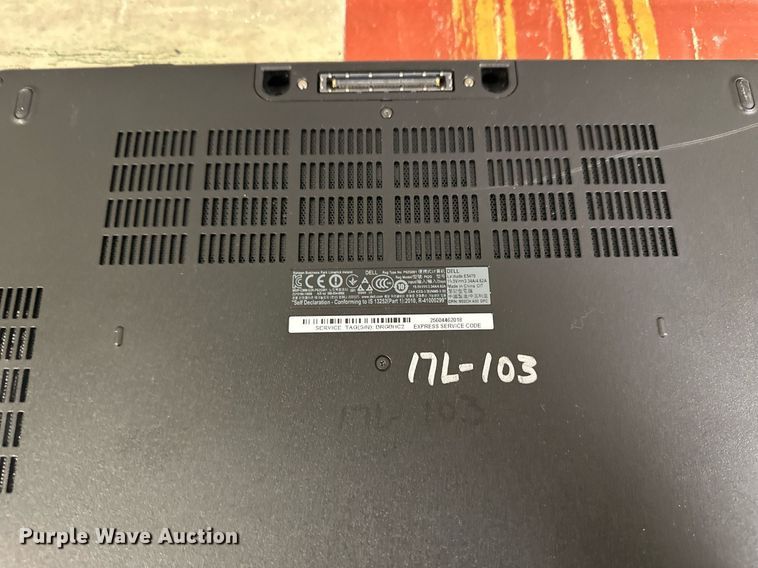 image for item KL9231 (10) Dell laptops