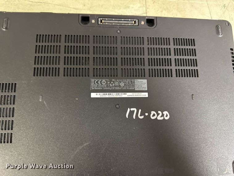 image for item KL9231 (10) Dell laptops