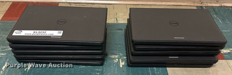 image for item KL9232 (10) Dell laptops