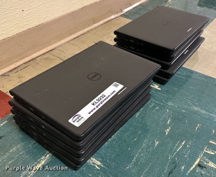 image for item KL9232 (10) Dell laptops