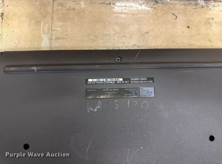 image for item KL9232 (10) Dell laptops