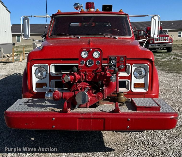 image for item KL9242 1972 Chevrolet C50  pumper fire truck