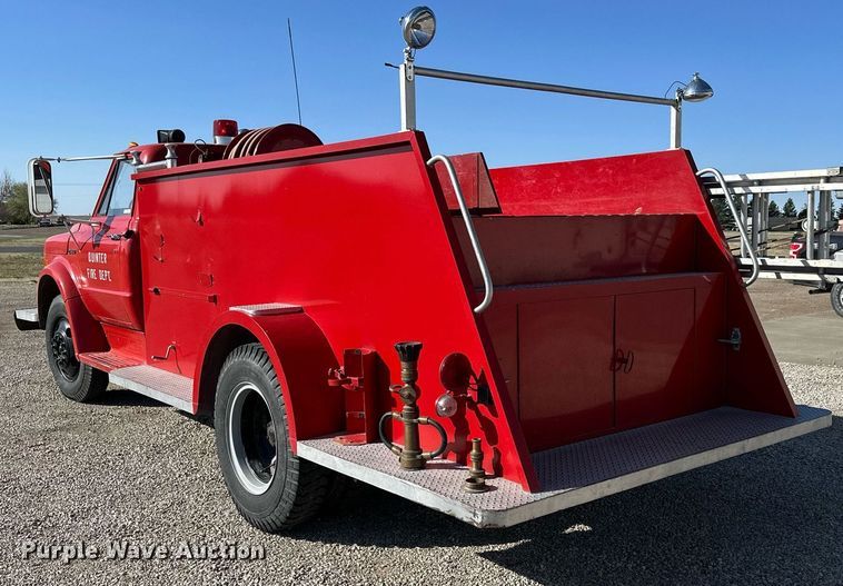 image for item KL9242 1972 Chevrolet C50  pumper fire truck