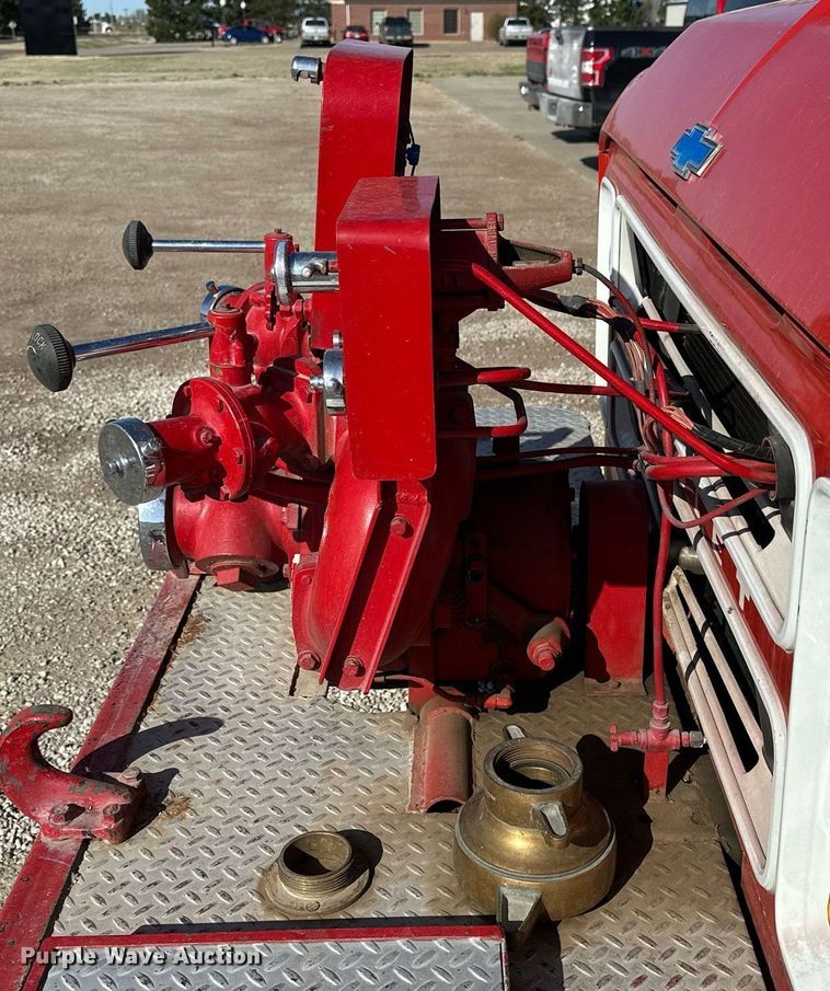 image for item KL9242 1972 Chevrolet C50  pumper fire truck