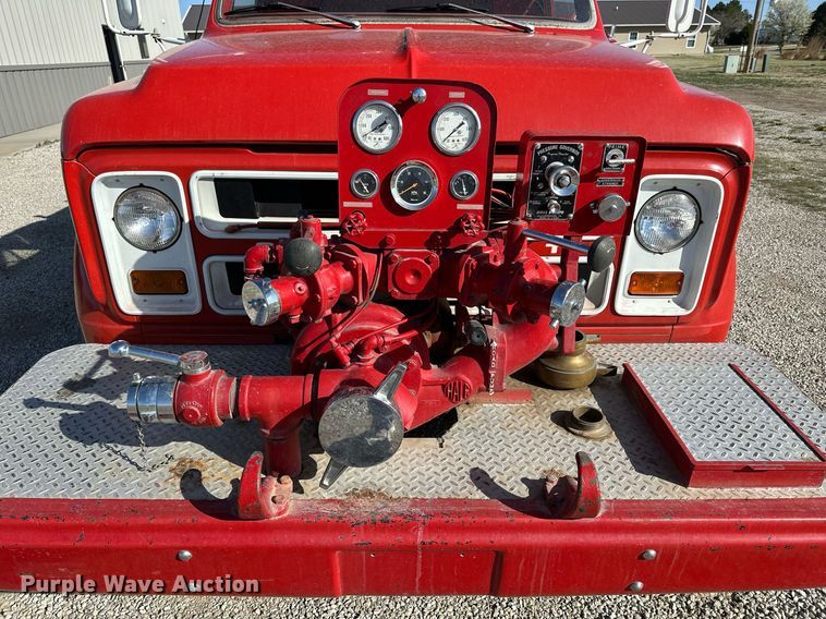 image for item KL9242 1972 Chevrolet C50  pumper fire truck