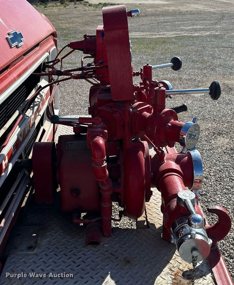 image for item KL9242 1972 Chevrolet C50  pumper fire truck