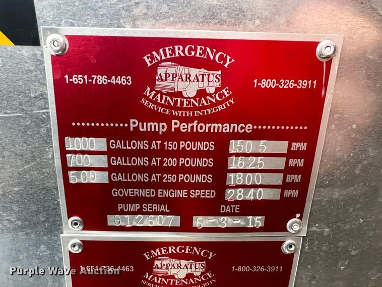 image for item KR9513 1994 Emergency One  pumper fire truck