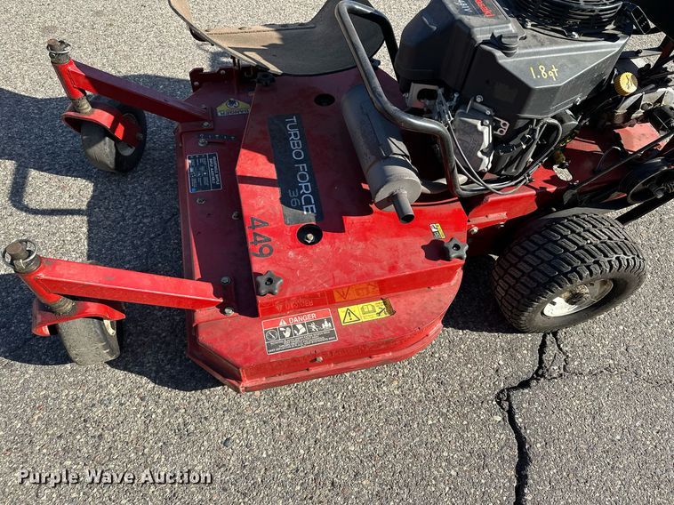 image for item KU9920 Toro Turbo Force 36  lawn mower