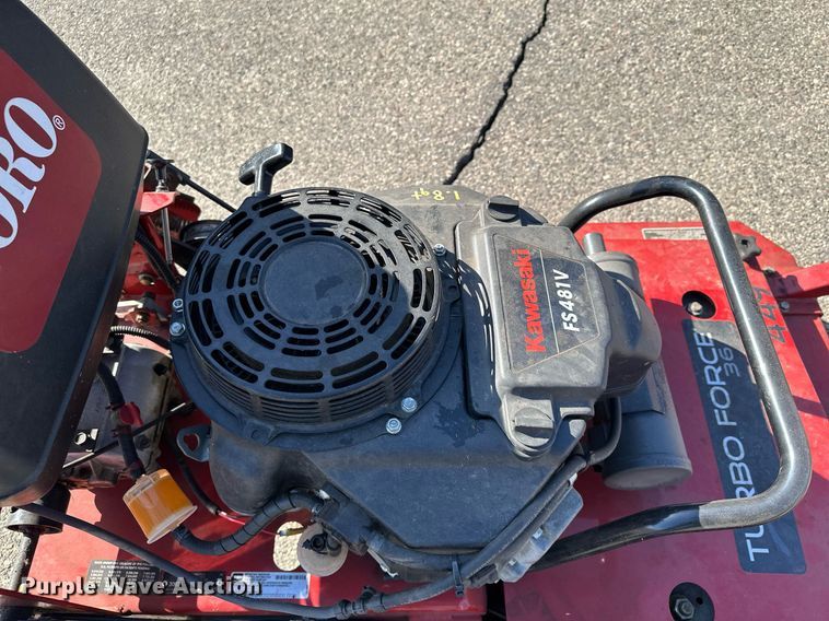 image for item KU9920 Toro Turbo Force 36  lawn mower