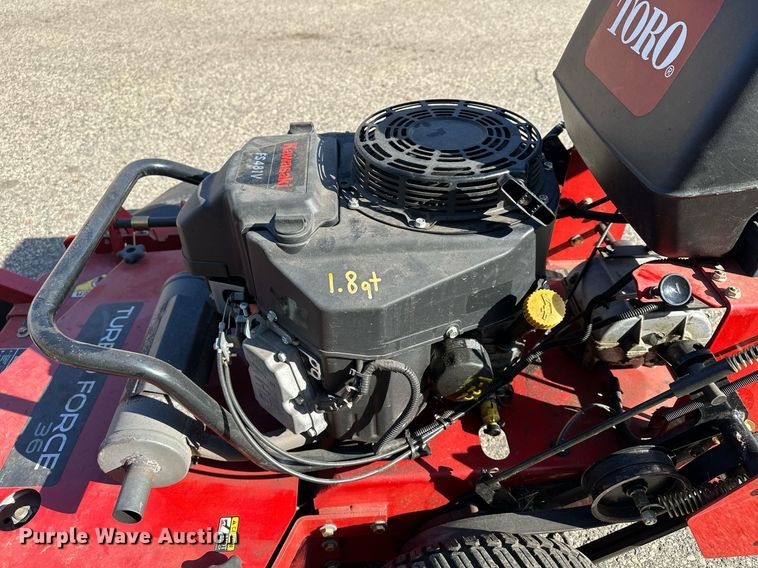 image for item KU9920 Toro Turbo Force 36  lawn mower