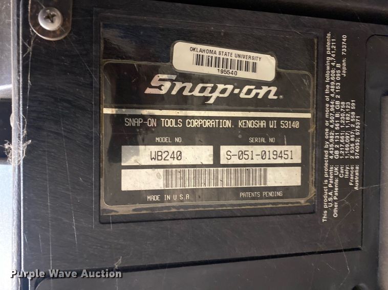 image for item KV9615 Snap-on  wheel balancer