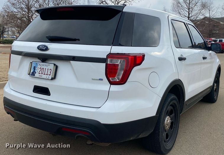 image for item KV9619 2017 Ford Explorer Police  SUV