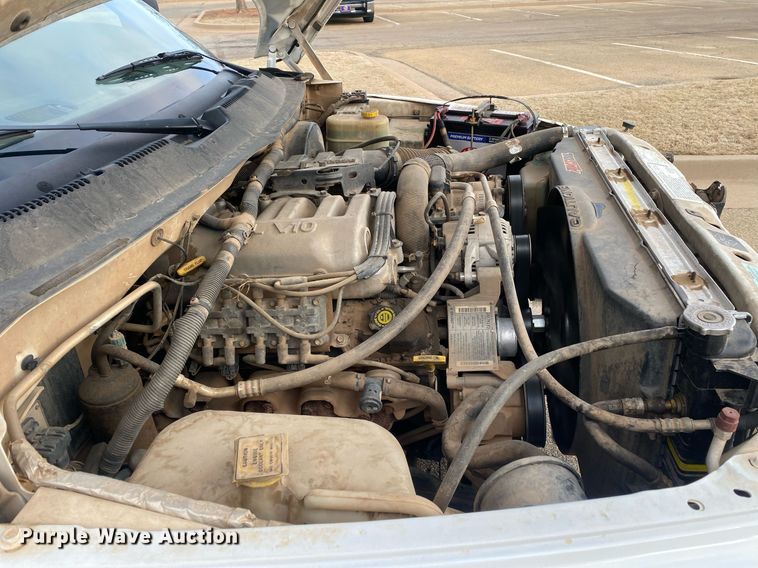 image for item KV9621 2001 Dodge Ram 2500  Quad Cab flatbed truck