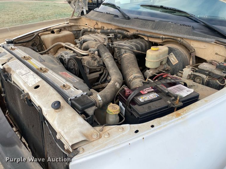 image for item KV9621 2001 Dodge Ram 2500  Quad Cab flatbed truck