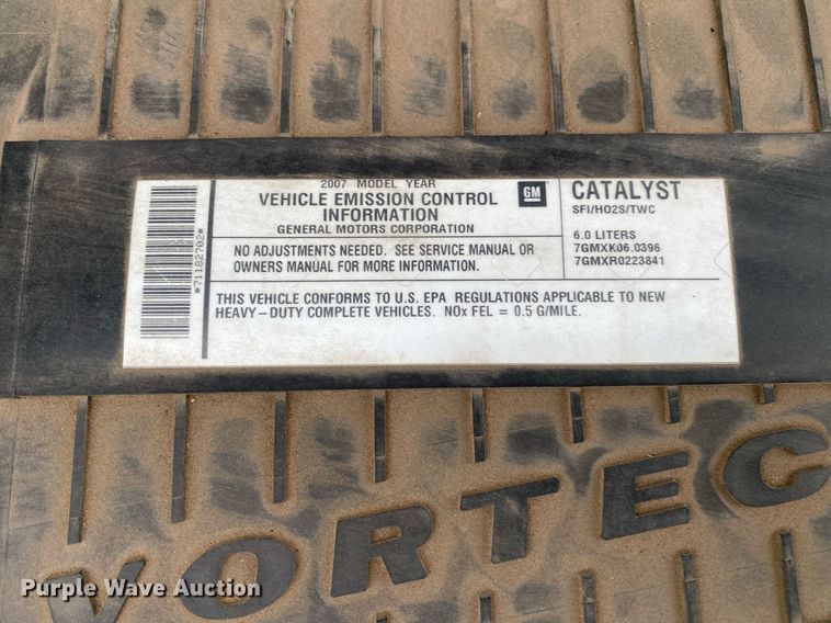 image for item KV9622 2007 Chevrolet Express 3500  van