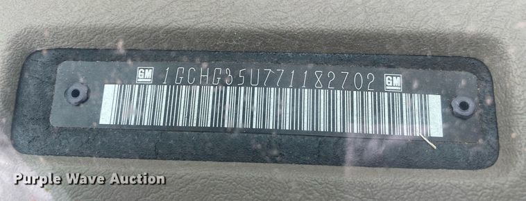 image for item KV9622 2007 Chevrolet Express 3500  van