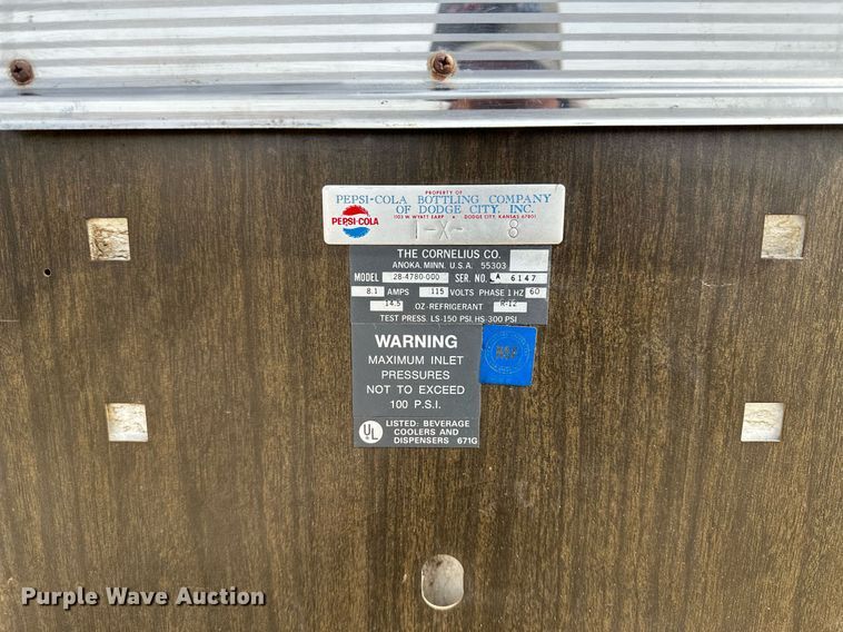 image for item KX9055 Pepsi 28-4780-000  beverage dispenser