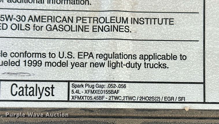 image for item KX9057 1999 Ford F150  Ext. Cab pickup truck