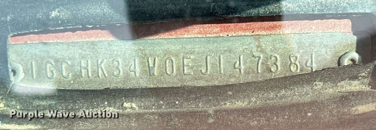 image for item KX9060 1984 Chevrolet K30  pickup truck cab and chassis