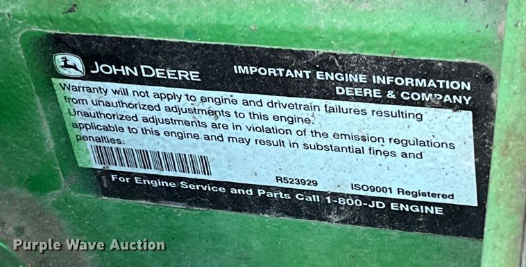 image for item LA9869 John Deere 7130 Premium  MFWD tractor