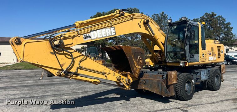 image for item LA9871 2007 John Deere 210CW  wheeled excavator