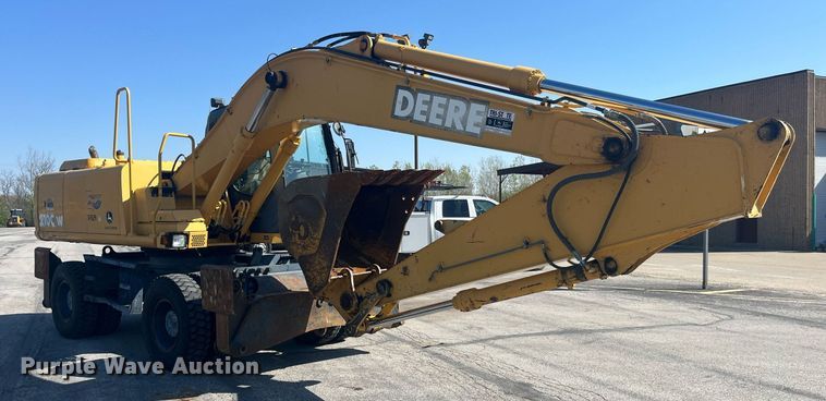 image for item LA9871 2007 John Deere 210CW  wheeled excavator