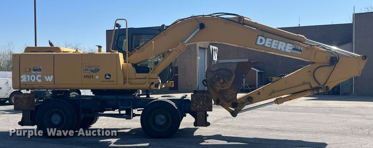 image for item LA9871 2007 John Deere 210CW  wheeled excavator