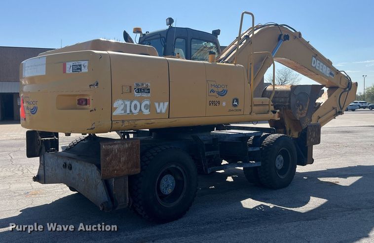 image for item LA9871 2007 John Deere 210CW  wheeled excavator