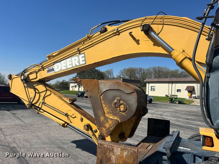 image for item LA9871 2007 John Deere 210CW  wheeled excavator