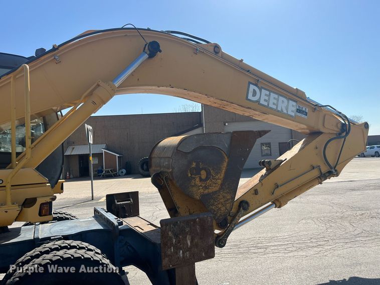 image for item LA9871 2007 John Deere 210CW  wheeled excavator