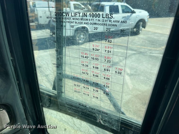 image for item LA9871 2007 John Deere 210CW  wheeled excavator