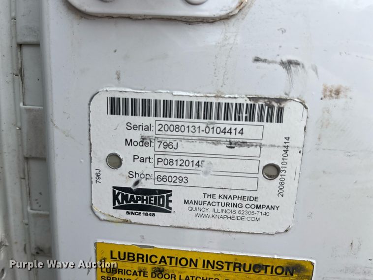 image for item LA9897 2008 Ford F250 Super Duty XL  SuperCab utility bed pickup truck