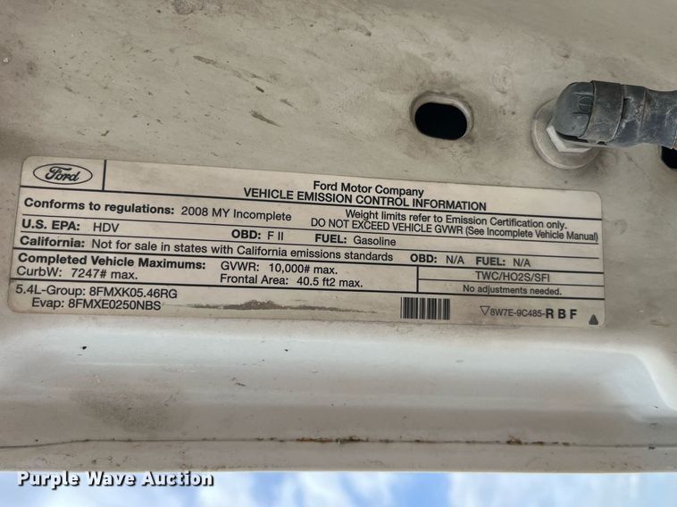 image for item LA9897 2008 Ford F250 Super Duty XL  SuperCab utility bed pickup truck