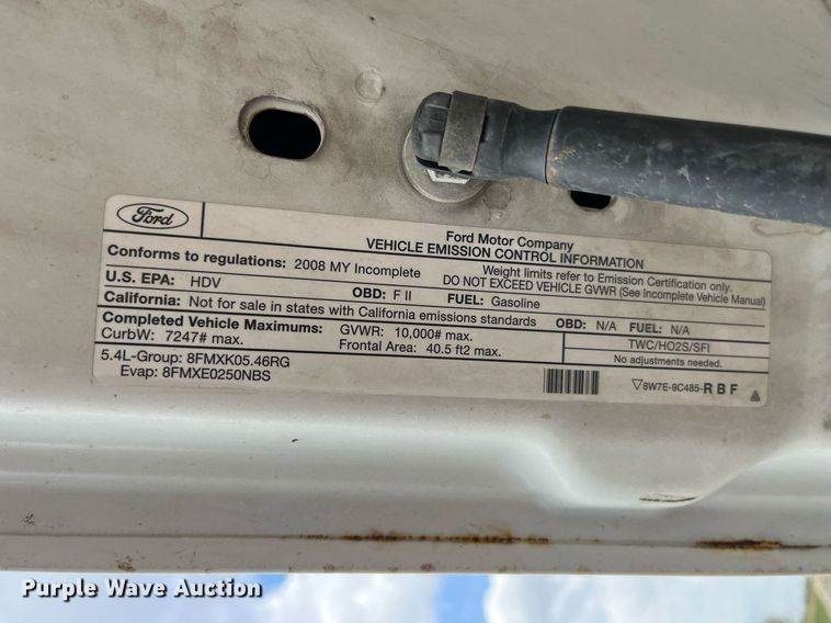 image for item LA9902 2008 Ford F250 Super Duty XL  SuperCab utility bed pickup truck