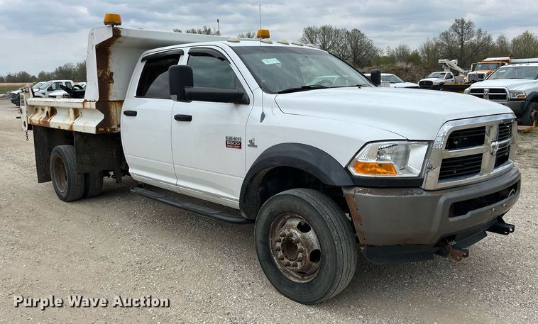 image for item LA9903 2011 Dodge Ram 5500HD  Crew Cab dump truck