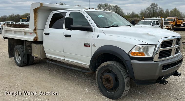 image for item LA9904 2011 Dodge Ram 5500HD  Crew Cab dump truck