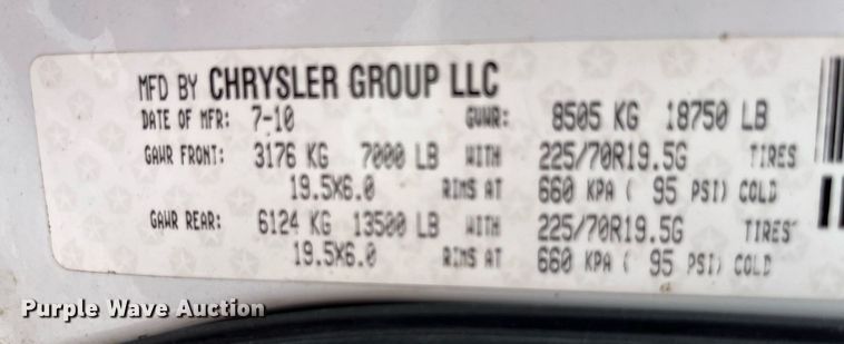 image for item LA9904 2011 Dodge Ram 5500HD  Crew Cab dump truck