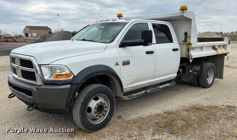 image for item LA9905 2011 Dodge Ram 5500HD  Crew Cab dump truck