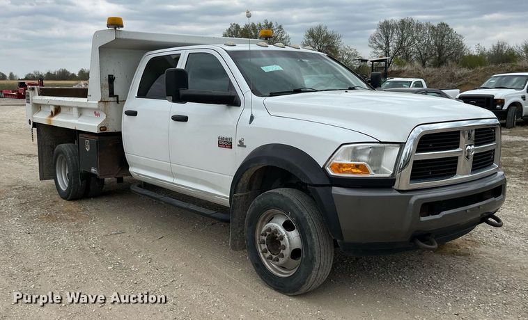 image for item LA9905 2011 Dodge Ram 5500HD  Crew Cab dump truck