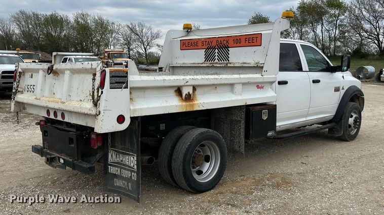 image for item LA9905 2011 Dodge Ram 5500HD  Crew Cab dump truck