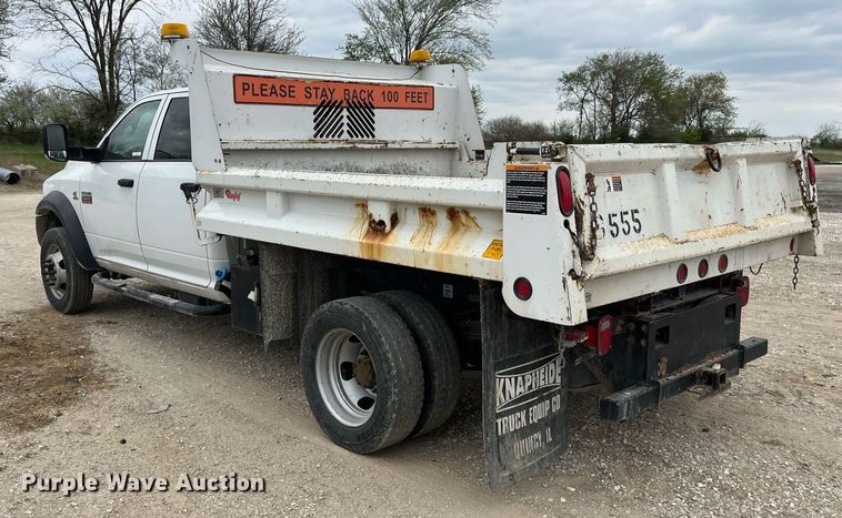 image for item LA9905 2011 Dodge Ram 5500HD  Crew Cab dump truck