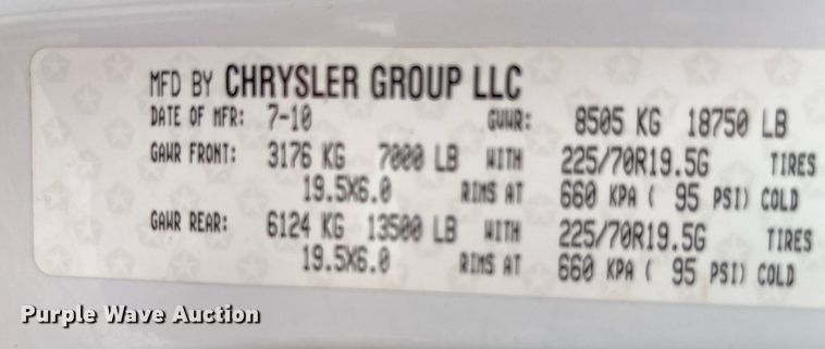 image for item LA9905 2011 Dodge Ram 5500HD  Crew Cab dump truck