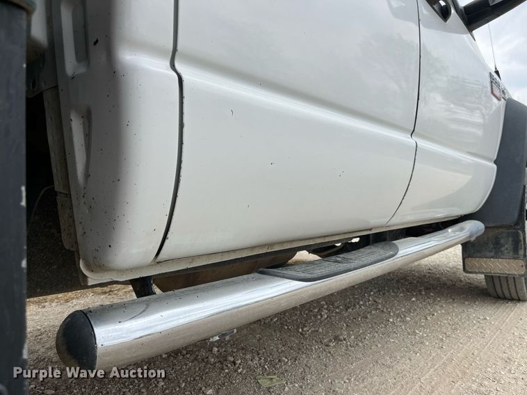 image for item LA9906 2009 Dodge Ram 5500HD  Quad Cab flatbed truck