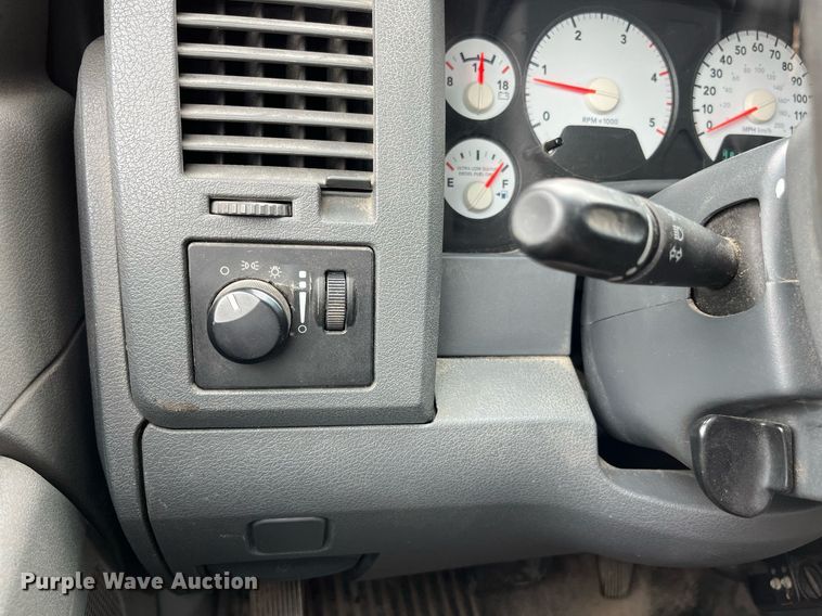 image for item LA9906 2009 Dodge Ram 5500HD  Quad Cab flatbed truck