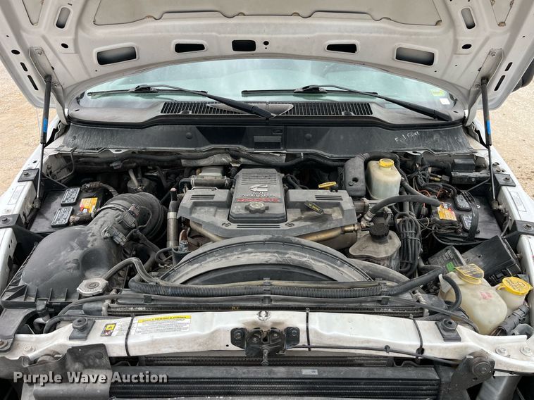 image for item LA9906 2009 Dodge Ram 5500HD  Quad Cab flatbed truck