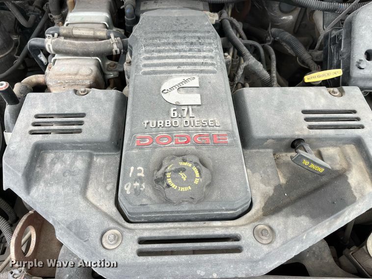 image for item LA9906 2009 Dodge Ram 5500HD  Quad Cab flatbed truck