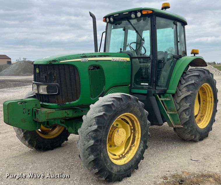 image for item LA9911 2007 John Deere 6615  MFWD tractor