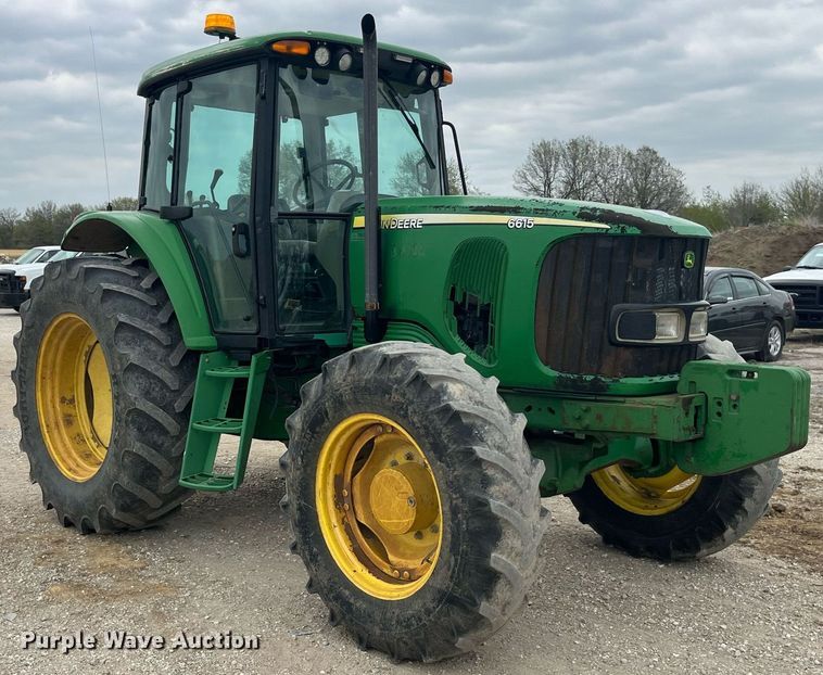 image for item LA9911 2007 John Deere 6615  MFWD tractor