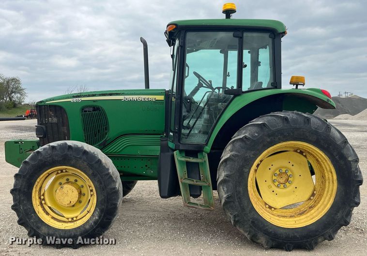 image for item LA9911 2007 John Deere 6615  MFWD tractor